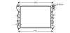 AVA LAND ROVER Радіатор охолодження Freelander 1.8/2.5 98- AVA COOLING AU2174 (фото 1)
