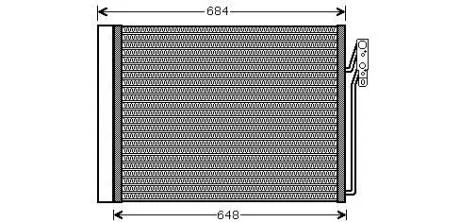 Радіатор кодиціонера AVA COOLING AUA5211D