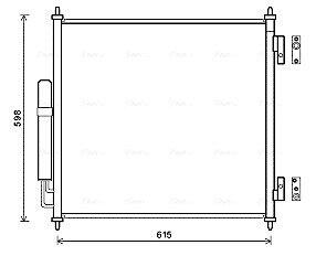 Радіатор кодиціонера AVA COOLING AUA5218D