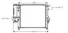 AVA BMW Радіатор охолодження 3 E30 1.6/1.8 AVA COOLING BW2137 (фото 1)