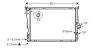 AVA BMW Радіатор охолодження двиг. X3 E83 2.5/3.0 03-10 AVA COOLING BW2343 (фото 1)