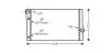 Радіатор охолодження двигуна BMW 5 F10 (10-) 2.0D, 3.0D АКПП AVA AVA COOLING BW2410 (фото 1)
