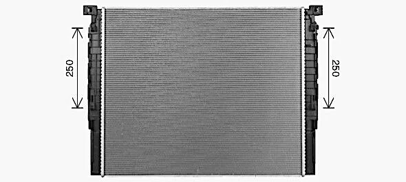 AVA BMW Радіатор системи охолодження двигуна 5 (G30, F90) 16-, 5 Touring (G31) 17-, 6 Gran Turismo (G32) 17- AVA COOLING BW2623 (фото 1)