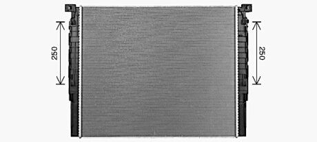 AVA BMW Радіатор системи охолодження двигуна 5 (G30, F90) 16-, 5 Touring (G31) 17-, 6 Gran Turismo (G32) 17- AVA COOLING BW2623