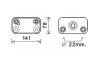 Радиатор масляный КПП X5 E53 (00-) AVA AVA COOLING BW3406 (фото 1)
