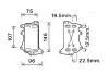 Радіатор масляний КПП BMW 3 F30 (12-), 5 F10 (10-), 7 F01 (09-), X3 F25 (11-), X5 F15 (14-) 3.0D AVA AVA COOLING BW3556 (фото 1)