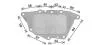 AVA BMW Оливний радіатор (без корпуса) 2 Active Tourer (F45) 13-, 2 Gran Tourer (F46) 14-, X1 (F48) 14- AVA COOLING BW3594 (фото 3)