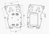 Радиатор масляный BMW 1 F20 (11-), 3 E90, F30 (05-), 5 F10 (10-) N47/B47 2.0D (B AVA COOLING BW3625 (фото 1)
