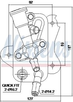 AVA BMW Оливний радіатор 3 (E90), 5 (F10), 5 Touring (F11), 7 (F01, F02, F03, F04), X5 (E70), X6 (E71, E72) AVA COOLING BW3660