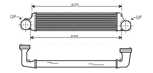 Інтеркулер AVA COOLING BW4280 (фото 1)