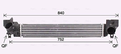 Інтеркулер AVA COOLING BW4579