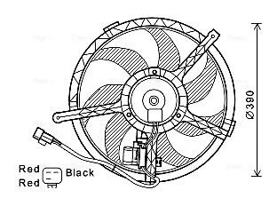 Вентилятор AVA COOLING BW7534