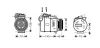Компрессор кондиционера BMW 3 E90 (04-), 5 E60 (03-), 7 E65 (01-) AVA AVA COOLING BWAK318 (фото 1)