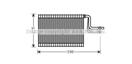 Випаровувач, кондиціонер AVA COOLING BWV365