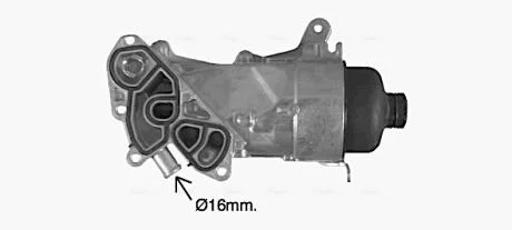 AVA CITROEN Оливний радіатор (з корпусом) Berlingo, C3 II, C4 II, Grand Picasso, Mitsubishi, Peugeot 207/208/308, Partner 1.6 HDI 08- AVA COOLING CN3309H