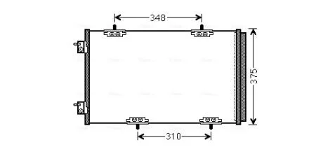 Радиатор кодиционера AVA COOLING CN5290D