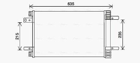 Радиатор кодиционера AVA COOLING CN5311D