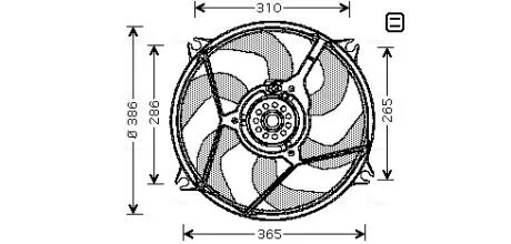 Вентилятор AVA COOLING CN7530