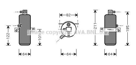 Осушувач,кондиціонер AVA COOLING CND202