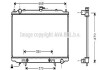 AVA NISSAN Радіатор охолодження MAXIMA QX 94- (400x690x23) AVA COOLING DN2189 (фото 1)