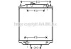 AVA NISSAN Радіатор охолодження двиг. TERRANO II 2.4 96-, 2.7 96-, FORD AVA COOLING DN2300 (фото 1)