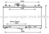 Радіатор охолодження двигуна Nissan Tiida (04-) AT AVA AVA COOLING DN2375 (фото 1)