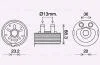Радіатор масляний Nissan X-Trail (01-), Navara D22 (97-) 2.2 dCi, 2.5 dCi AVA AVA COOLING DN3443 (фото 1)