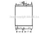 AVA RENAULT Радіатор охолодження Clio III,Modus,Nissan Micra III,Note 1.2/1.6 AVA COOLING DNA2247 (фото 1)