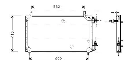 Радиатор кодиционера AVA COOLING DW5006