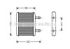 Радіатор обігрівача DAEWOO MATIZ 0.8 MT/AT 98-(AVA) AVA COOLING DWA6024 (фото 1)