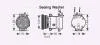Компрессор кондиционера Chevrolet Lacetti (03-)/Daewoo Nubira (97-) AV AVA COOLING DWAK091 (фото 1)