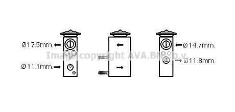 Клапан кондиціонера AVA COOLING FD1462