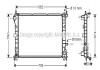 Радіатор охолодження FORD FOCUS I (CAK) (98-) (AVA) AVA COOLING FD2379 (фото 1)