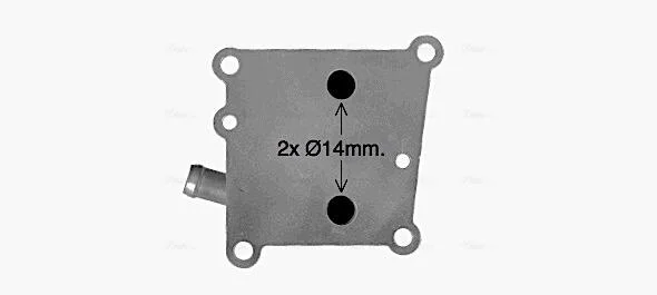Охолоджувач оливи AVA COOLING FD3598 (фото 1)
