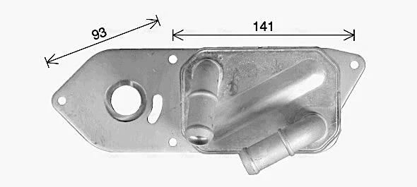 Охолоджувач оливи AVA COOLING FD3666 (фото 1)