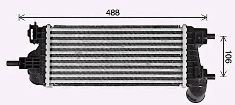 Інтеркулер AVA COOLING FD4662