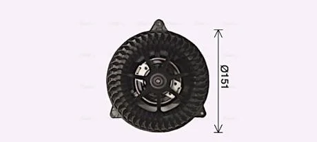 Вентилятор салону FORD FOCUS (1999) 2.0 (вир-во AVA) AVA COOLING FD8653