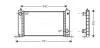 AVA FIAT Радіатор системи охолодження STILO 1.4 16V 2004-01-01 - 2006-11-01 AVA COOLING FTA2243 (фото 1)