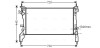 AVA CITROEN Радіатор охолодження двиг. NEMO 1.3-1.4 09-, FIAT, PEUGEOT AVA COOLING FTA2380 (фото 1)