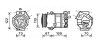 AVA FIAT Компресор кондиціонера 500L 1.3 12-, TIPO 1.3, 1.6 15- AVA COOLING FTAK408 (фото 1)