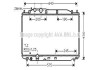 Радіатор, Система охолодження двигуна AVA COOLING HD2191 (фото 1)