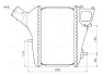 AVA HONDA Інтеркулер CR-V III 2.2 07- AVA COOLING HD4335 (фото 1)