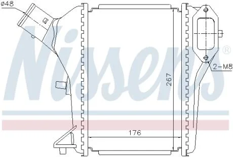 AVA HONDA Інтеркулер CR-V IV 1.6 i-DTEC 13- AVA COOLING HD4344