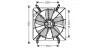 AVA HONDA Вентилятор радіатора CR-V 2.0 02- AVA COOLING HD7519 (фото 1)