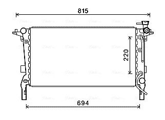 Радіатор AVA COOLING HY2242