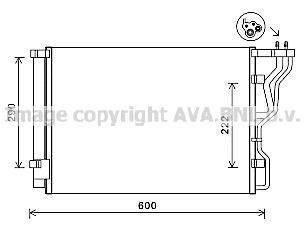 Радіатор кондиціонера AVA COOLING HY5299D