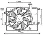 AVA HYUNDAI Вентилятор радіатора Elantra 1.6 11-, Kia Cerato 1.6/2.0 13- AVA COOLING HY7567 (фото 1)