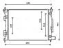 Радиатор охлаждения двигателя Hyundai Accent (11-) 1.4i-1.6i AT AVA AVA COOLING HYA2276 (фото 1)