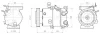 Компресор кондиціонера Hyundai Tucson (16-)/KIA Sportage (15-) 1.7CRDi AVA AVA COOLING HYAK606 (фото 1)