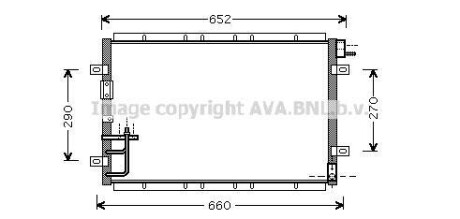 Радіатор кондиціонера AVA COOLING KA5030